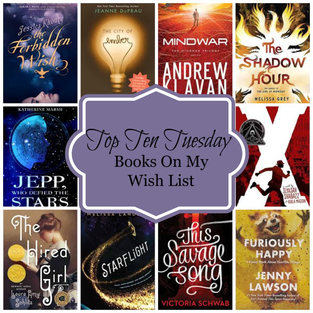 TTT Books on My Wish List