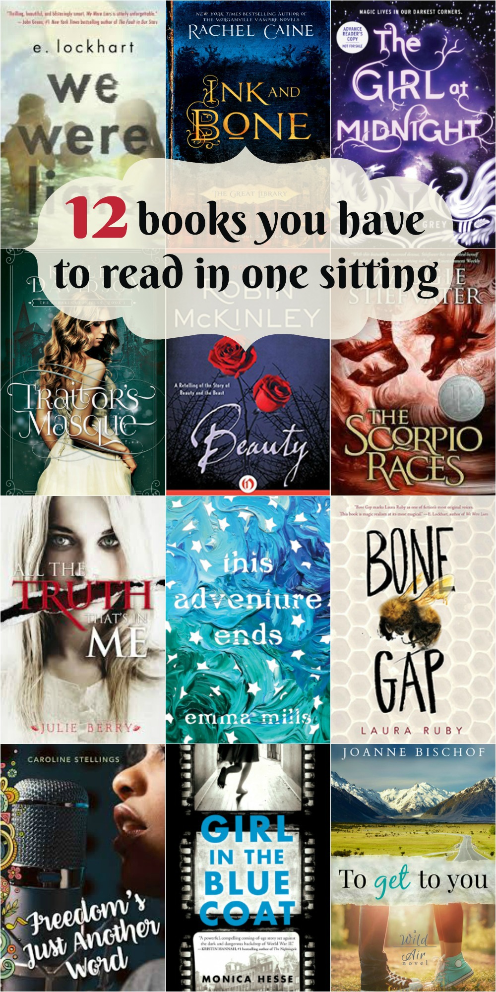 12 Books You Have to Read in One Sitting