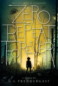 Zero Repeat Forever cover shows sunrise in a forest of skeleton trees and a single silhouette in the center.