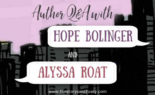 Author Q&A Hope Bolinger Alyssa Roat