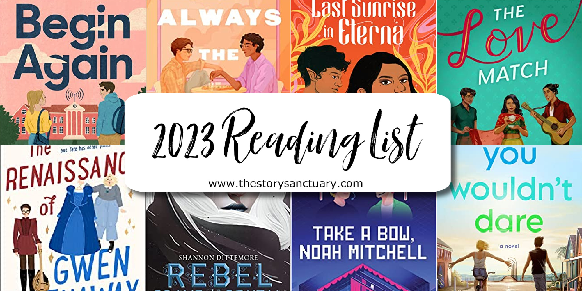 2023 Reading List - The Story Sanctuary