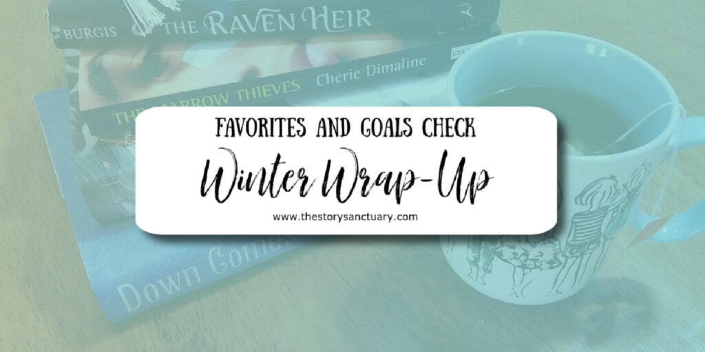 2023 Winter Wrap-Up image shows a cup of tea on the right next to a stack of books.