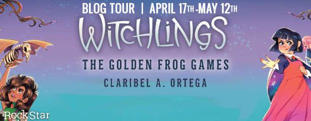 Rockstar Book Tours Banner for The Golden Frog Games Blog Tour