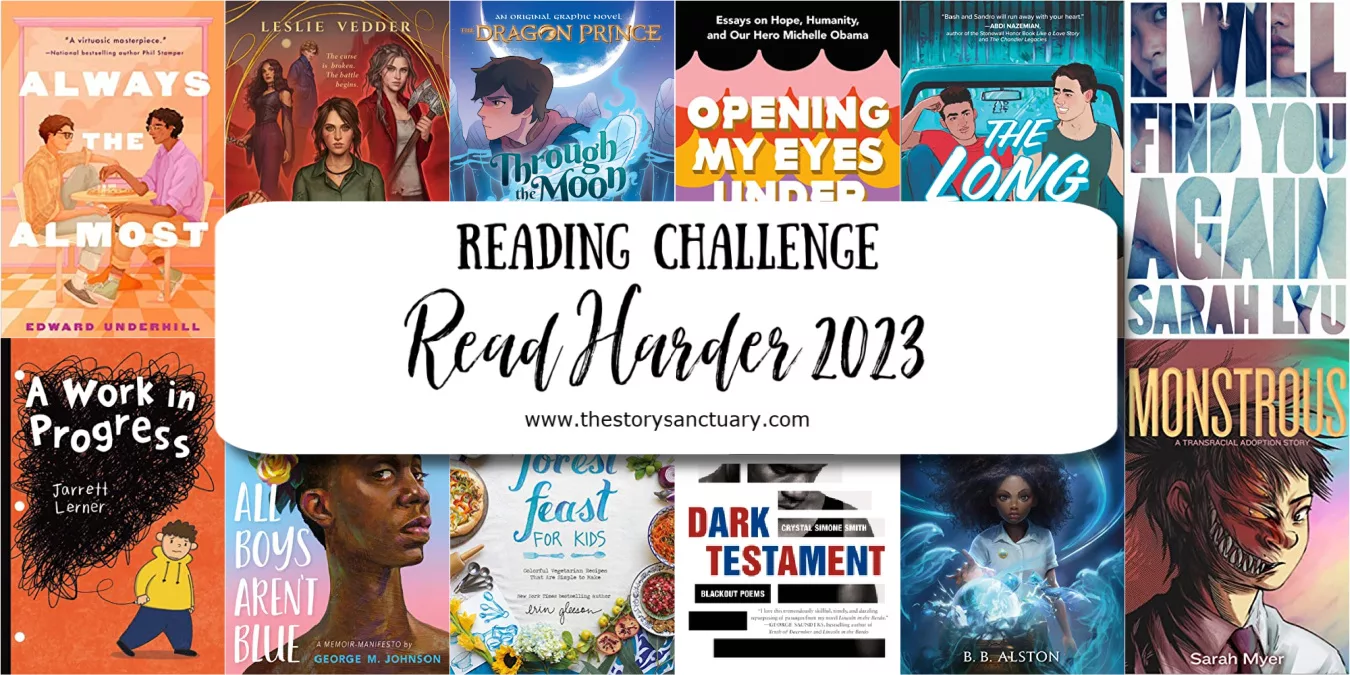 2023 Book Riot's Read Harder Reading Challenge The Story Sanctuary