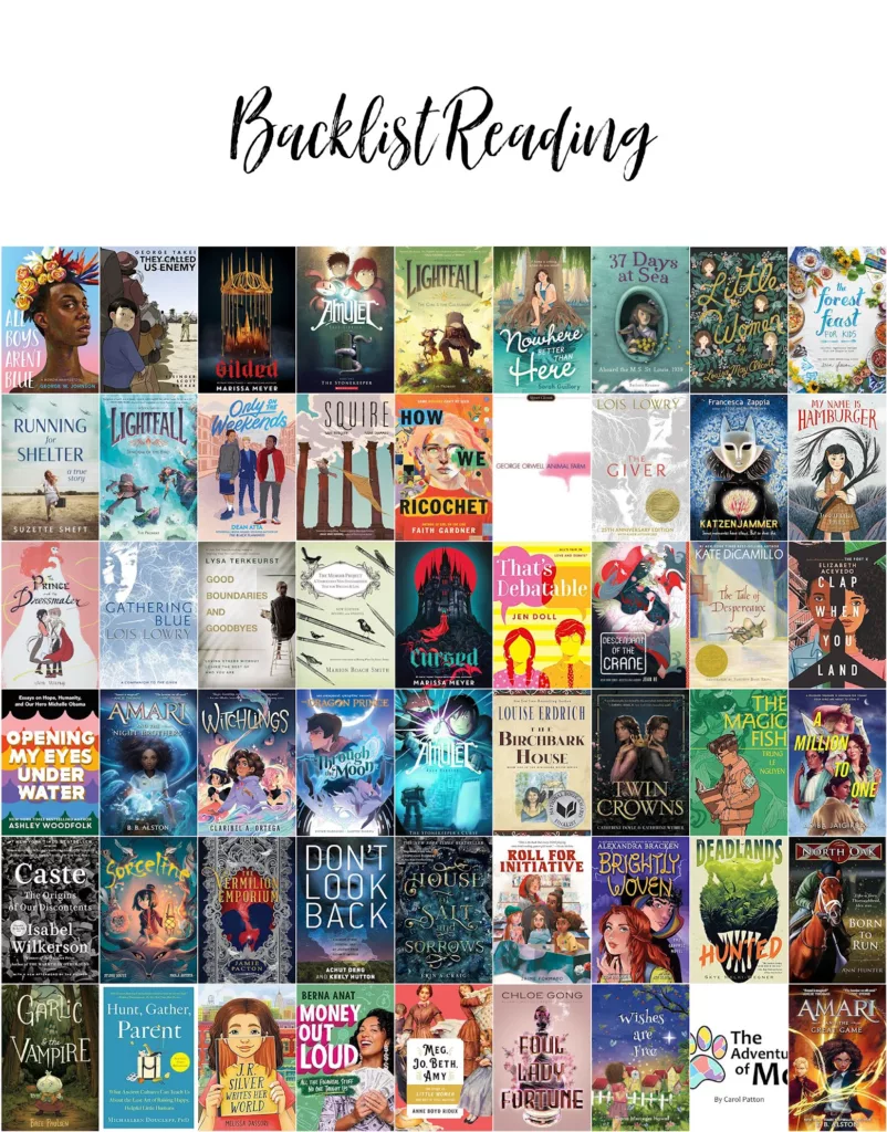 Backlist Titles I've read so far in 2023