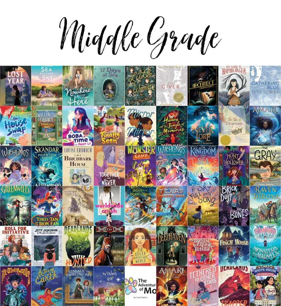 2023 Reading Goals - middle grade fiction I've read this year.