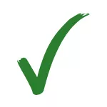 Green Checkmark means Goal Achieved!